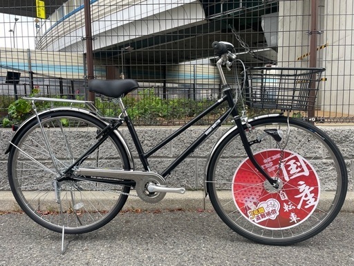 ?新車?　アサヒサイクル　ナイトアロー　通勤通学に✨　サビに強くて長持ち✨　27インチ　シティーサイクル　内装３段変速　LEDオートラ