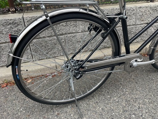 ?新車?　アサヒサイクル　ナイトアロー　通勤通学に✨　サビに強くて長持ち✨　27インチ　シティーサイクル　内装３段変速　LEDオートラ
