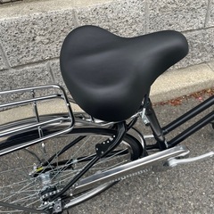 🔶新車🔶　アサヒサイクル　ナイトアロー　通勤通学に✨　サビに強くて長持ち✨　27インチ　シティーサイクル　内装３段変速　LEDオートライト　大きめのワイドバスケット　　点検調整永久無料✨　自転車　西宮市　アサヒサイクル　ナイトアローの画像