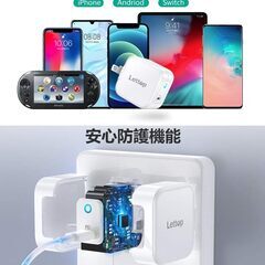 タイプC 変換アダプター PD急速充電 TypeC充電アダプター 20W スマートフォン iPad タブレット　転売OK　倒産品　まとめ売り　ネット商材　アマゾン引き上げ商品　メルカリ　副業   	の画像