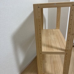 ニトリ　パインラック　2段の画像