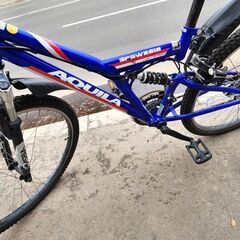 【商談中】現状品 26インチ 自転車 AQUILA ブルー 青 札幌市 平岸店の画像