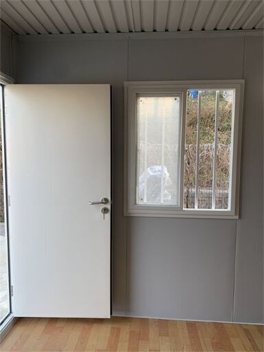 簡単設置】W2000×D3000×H2500㎜（約6㎡）ユニットハウス／簡易ハウス