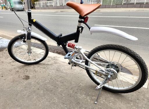 20インチ 折りたたみ自転車 6段変速 サスペンション 自転車 札幌市 平岸店