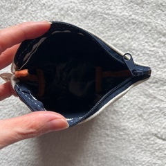 マレークベロニカ　ラチとらいおん　ネイビー　ポーチ　ハンガリー　小物コインケースの画像