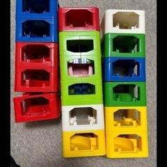 トミカ　エレベーターと組み立て道路の画像