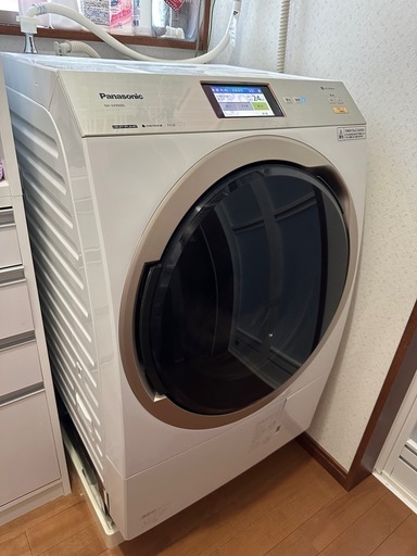 ジャンク！！！不動品　パナソニック　NA-VX9900L-W 液体洗剤・柔軟剤 自動投入搭載のななめドラム洗濯乾燥機約40度おしゃれ着コース搭載
