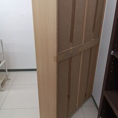 ★ジモティ割あり★ SHIRAI 本棚 ライトブラウン H198×D29×W87 クリーニング済み HJ6186の画像