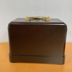 レトロ　アンティーク　置時計　収納ボックス引出し付きの画像