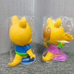 かんぽ生命　かんぽくん・ゆめちゃん　BIGフィギア　約２７Cm 超レア箱入りの画像