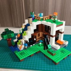 【廃番希少品】LEGO レゴ　マインクラフト　滝のふもと　闇のポータルの画像