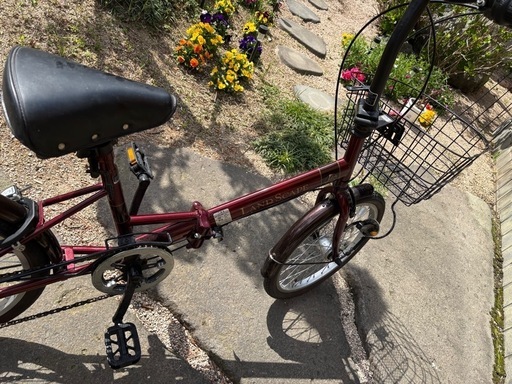 折りたたみ自転車20インチ6段ギャカゴ付き