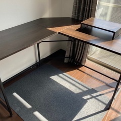 パソコンデスク　L字デスク