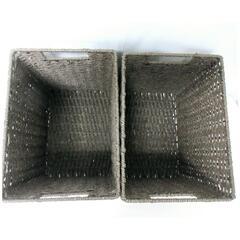☆T3231☆カゴ　収納用　2個セット　②の画像