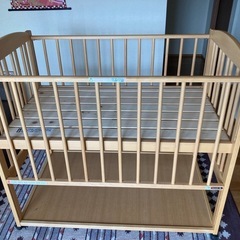 ベビーベッド　サワベビーデュアルスライドベッド　Ｃ型ステラ(ナチ...