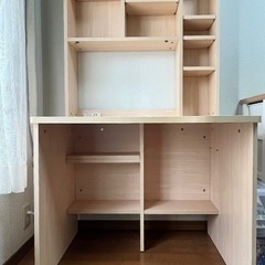 美品！棚付きテーブル