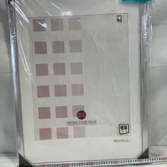 [ハ3705] 【未使用品】ニトリ　額縁　ポスターフレーム　軽量フレーム　カラーシルバー　の画像