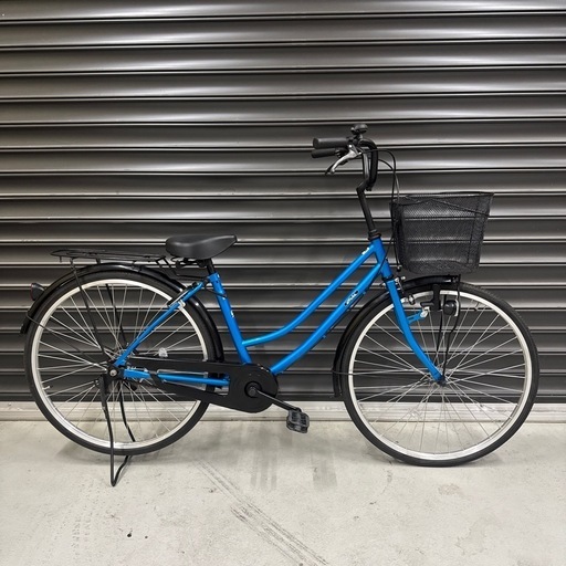26インチ　自転車　ブルー