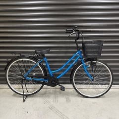 26インチ　自転車　ブルー