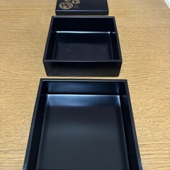 【新品未使用】お重　合成漆器　不二家の画像