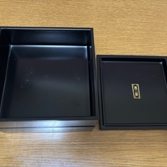 【新品未使用】お重　合成漆器　不二家の画像
