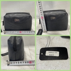 八3709 【未使用品】GUESS   ポーチ　カラーブラック　の画像