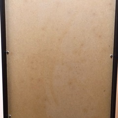 キャスター付き　スタンドミラー（ダークブラウン色 ）の画像