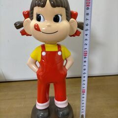 ペコちゃん首振り人形・非売品 【茶色台座】250402-7Tの画像