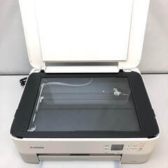 ss7414　キャノン インクジェットプリンター TS5330 ピクサス ホワイト 取扱説明書付き Canon PIXUS 白 A4 複合機 スマホプリント Wi-Fi対応 コピー スキャン テレワーク コンパクト 家庭用 プリンター 中古の画像