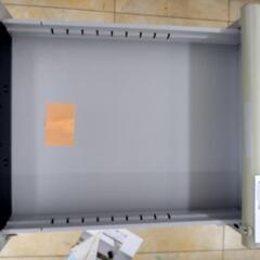 ★ジモティ割あり★ UCHIDA 袖机 グレー H61.5×D58×W39 クリーニング済み OJ8641の画像