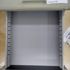 ★ジモティ割あり★ UCHIDA 袖机 グレー H61.5×D58×W39 クリーニング済み OJ8643の画像