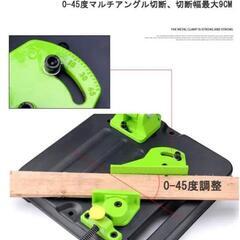 ディスクグラインダースタンド 鋳鉄ベース 簡易切断 鉄筋 アルミ固定ブラケットの画像