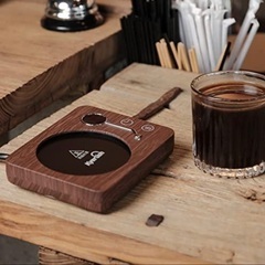 Kyerlish カップウォーマー コーヒー保温コースター マグカップウォーマー ドリンクウォーマー 3段温度設定55℃ 65℃ 75℃ 重力セの画像