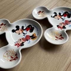 未使用品 ディズニー プレート 小鉢 お皿 2枚セットの画像