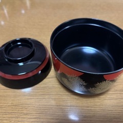 【新品未使用】蓋つきお椀　5つの画像