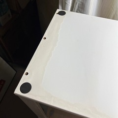 ジェーン ミニカップボード JNS-1 ホワイト 底面シミありの画像