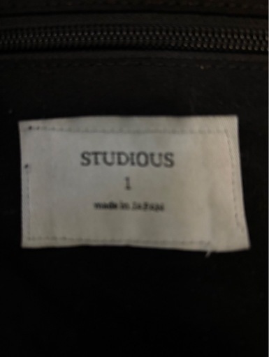 STUDIOUS ステュディオス レザーエディターズバッグ