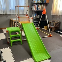 室内用ジャングルジム 滑り台・ブランコ付き