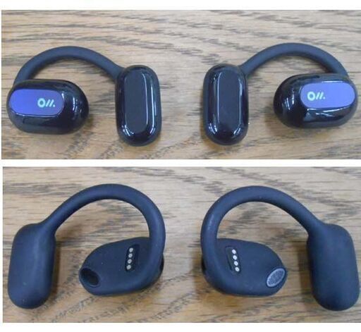 ②Oladance OWS2 ワイヤレス イヤホン Bluetooth 5.3 ブルー USB-Cケーブル欠品 完全ワイヤレス 耳を塞