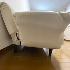 【決まりました】【カバークリーニング済み】2人掛けソファの画像