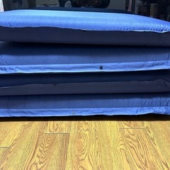 メルモント　自動膨張式マット　2個セット（縦198㎝×横65㎝×厚さ10㎝）　の画像