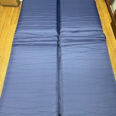 メルモント　自動膨張式マット　2個セット（縦198㎝×横65㎝×厚さ10㎝）　の画像