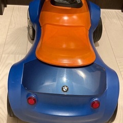 BMW ベビーレーサーⅡ ブルー×オレンジ 乗用玩具 キッズ キックカー 本体の画像