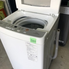 NO B49?福岡市内配送設置無料✨?全自動洗濯機6kg ﾎﾜｲﾄ AQW-