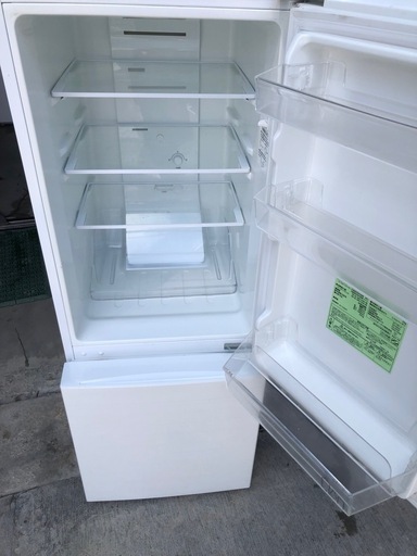 NO B53 ?福岡市内配送設置無料✨?AF156Z-WE 冷蔵庫 ホワイト [156L /2ドア /右開きタイプ] 
