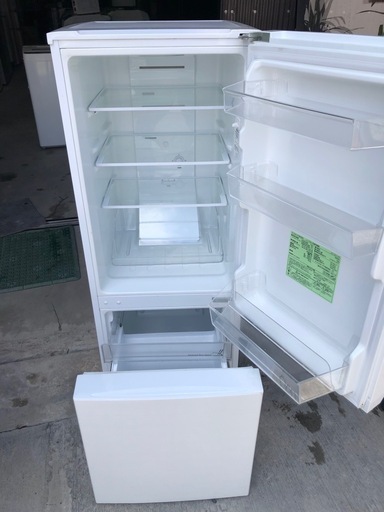 NO B53 ?福岡市内配送設置無料✨?AF156Z-WE 冷蔵庫 ホワイト [156L /2ドア /右開きタイプ] 