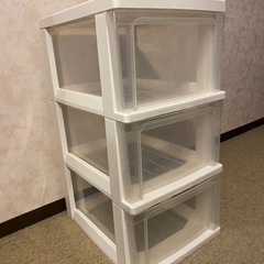 収納家具　ホワイト