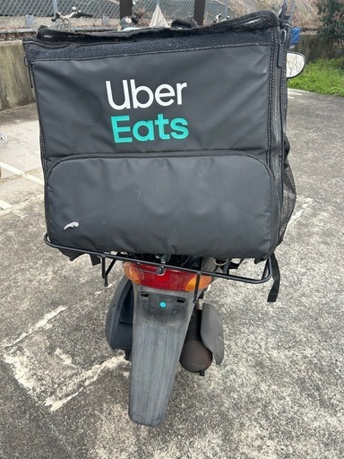 決まりました！　春から副業などでフードデリバリーしたい方必見！　フィックスキャッチ+デリバリーバッグ付き　原付dio 2スト 黒色 決まりました！ 春から副業などでフードデリバリーしたい方必見