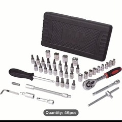 46個のソケットレンチセットの画像