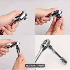 46個のソケットレンチセットの画像